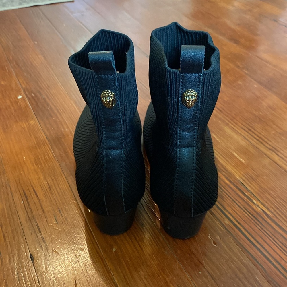 Kurt Geiger Women’s Ribbed Black Ankle Sock Boots size 7.5 - Picture 5 of 9